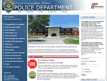 Tablet Screenshot of carbondalepolice.com